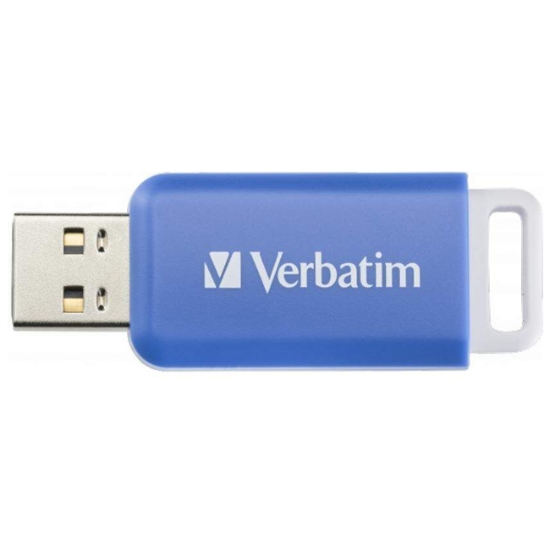 Obrázek USB flash 64GB 2.0 DataBar modrý Verbatim