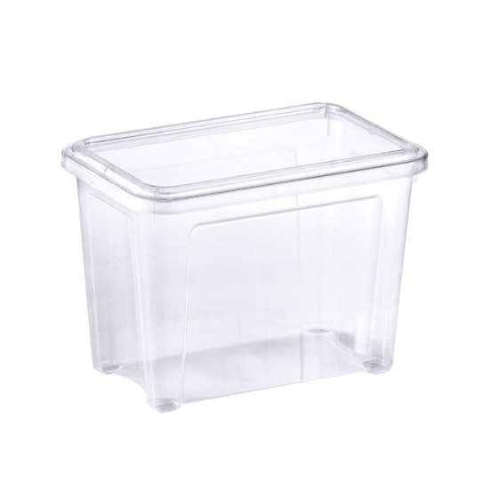 Obrázek BOX combi 4,6L s víkem, transparent