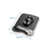 Obrázek Podložka pod myš Kensington Duo Gel Mouse Pad, šedo-černá