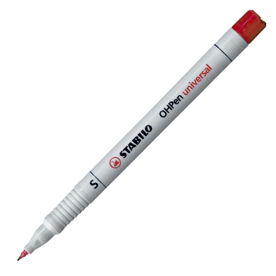 Obrázek STABILO OHPen universal Nepermanent Superfine (S) červená