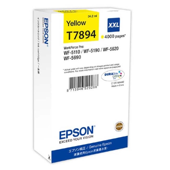 Obrázek Epson T7894 žlutá - C13T789440