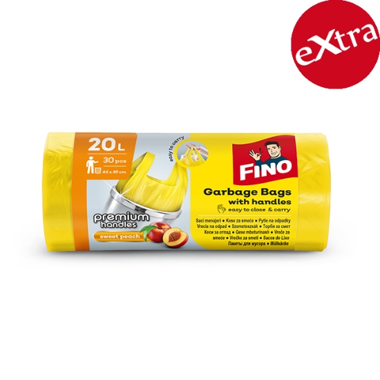 Obrázek Pytle s uchy FINO HD Color 20L, 7 μm /30 ks