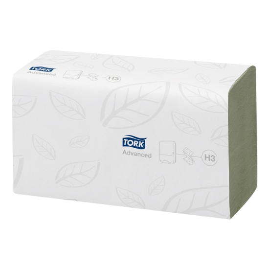 Obrázek Ručníky papírové TORK Advanced ZZ 2vr.recykl - zelené 3750 ks (290179)