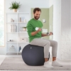 Obrázek Míč gymnastický na sezení Leitz Ergo s těžítkem proti odkutálení 75 cm tmv. Šedý