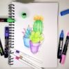Obrázek Popisovač kreativní Posca, mix třpytivých barev,  hrot 0,9 - 1,3  mm / 8 ks