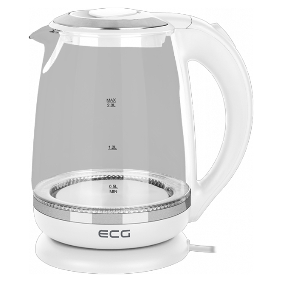 Obrázek Rychlovarné konvice - ECG RK 2020 White Glass