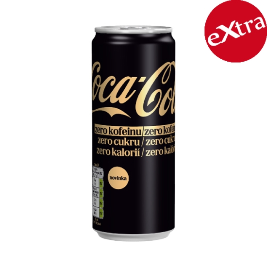 Obrázek Coca-Cola Zero Zero 330ml CAN / 24 ks