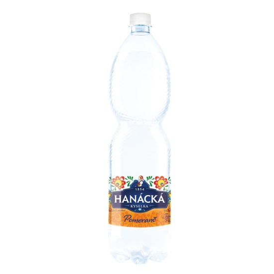 Obrázek Hanácká perlivá - pomeranč 1,5 l / 6 ks