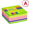 Obrázek Bloček samolepicí STICK´N 76 x 76 mm, 400 l - zelený mix