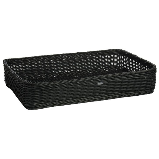 Obrázek Koš pro gastronomii GN 1/1 53 x 32,5 x 10 cm - černý