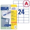 Obrázek Etikety Avery-Zweckform univerzální 70 x 37 mm - bílá A4 / 25+5 archů 