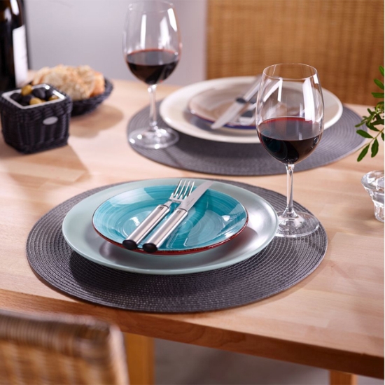 Obrázek Prostírání kulaté KRUH, ø 38 cm - antracitové