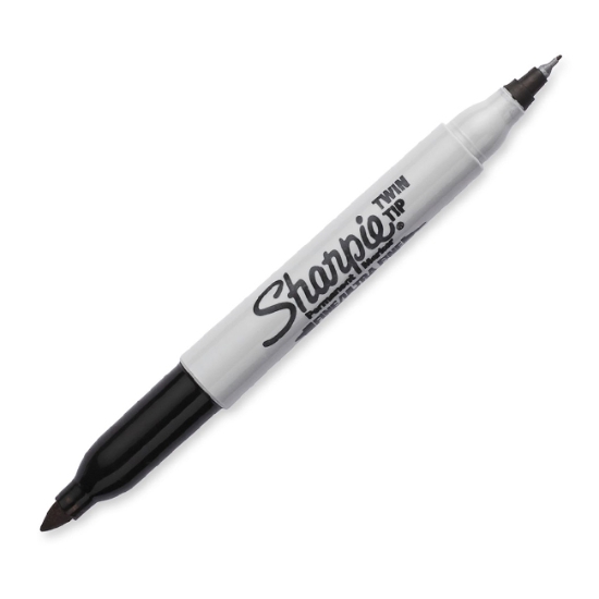Obrázek Popisovač Sharpie Twin Tip - černá