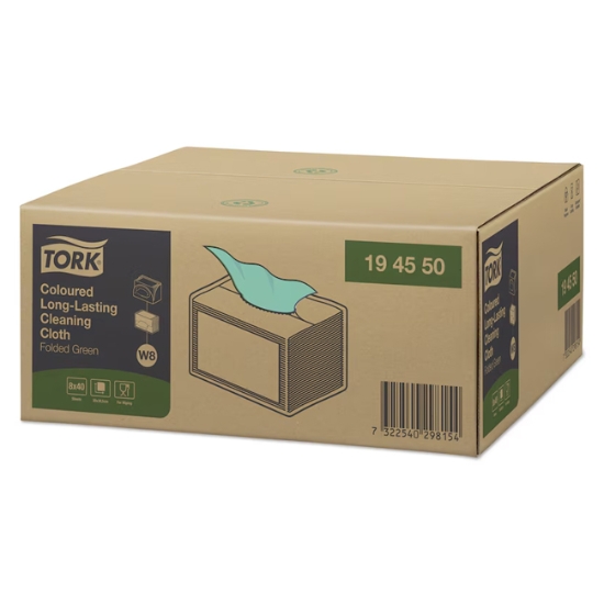 Obrázek Utěrka TORK PREMIUM - zelená / 40 ks