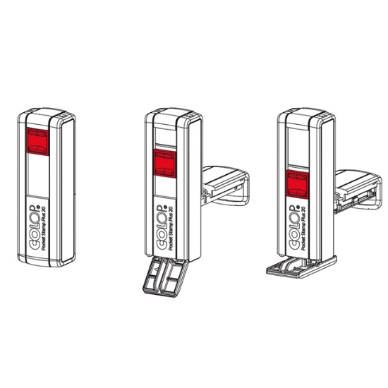 Obrázek Razítko Pocket Stamp Plus 20 - černá