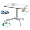 Obrázek Stůl výškově nastavitelný ergonomický Leitz Ergo, bílý