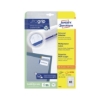 Obrázek Etikety Avery-Zweckform univerzální 38 x 21,2 mm - bílá A4 / 25+5 archů 