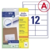 Obrázek Etikety Avery-Zweckform univerzální 97 x 42,3 mm A4 - bílá / 25+5 archů 