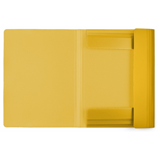 Obrázek Sloha s gumou A4 PP VERDE hořčice / 5ks