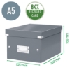 Obrázek Krabice A5 Click & Store - růžová