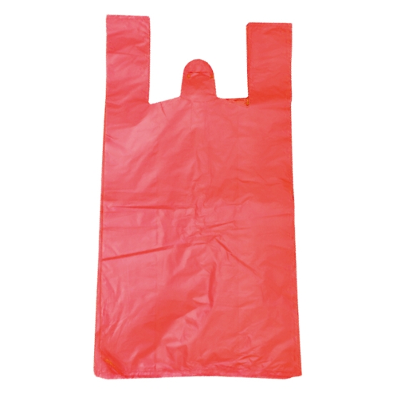 Obrázek Mi taška 10 kg  30+18x55 cm SILNÁ - červená / 100 ks