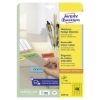 Obrázek Etikety Avery-Zweckform - Odnímatelné 45,7 x 21,2 mm/žlutá 20xA4