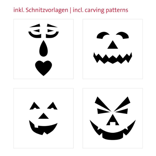 Obrázek Sada na vyřezávání dýní a melounů HALLOWEEN presentační box / 9 ks