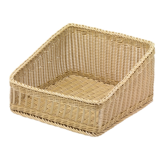 Obrázek Koš prezentační 50 x 50 x 16-27 cm - světle béžový