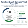 Obrázek Zásobník Tork Mid-size Twin na bezdutinkový toaletní papír - černý