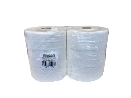 Obrázek Papír toaletní JUMBO průměr 230 mm, 2 vrstvy, celulóza / 6 ks  (104406)