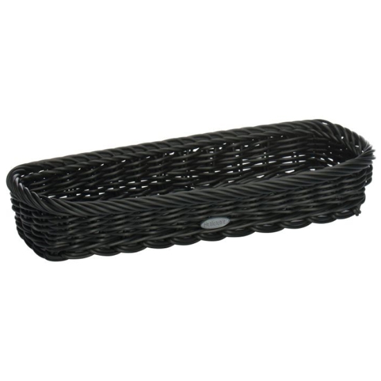 Obrázek Košík na příbory 28 x 11 x 5 cm - černý