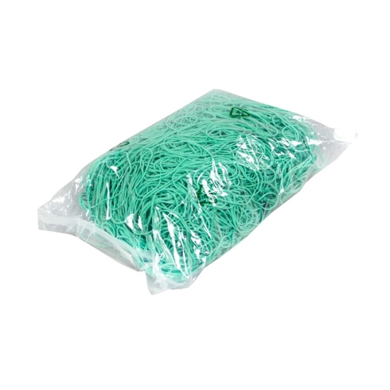 Obrázek Gumičky zelené slabé 1 mm  Ø 5 cm 1 kg