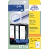 Obrázek Etikety Avery-Zweckform - Na pořadače 38 x 192 mm- bílá / 25+5 archů