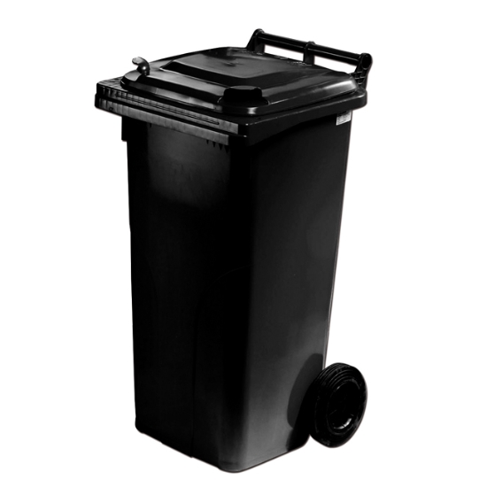 Obrázek Popelnice plastová 120 litrů - černá