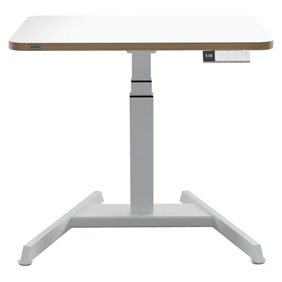 Obrázek Stůl výškově nastavitelný elektrický ergonomický Leitz Ergo, bílý