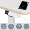 Obrázek Stůl výškově nastavitelný elektrický ergonomický Leitz Ergo, bílý