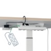Obrázek Stůl výškově nastavitelný elektrický ergonomický Leitz Ergo, bílý
