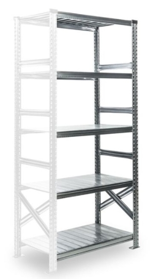 Obrázek Regál SUPER výška 1972 mm x hloubka 600 mm x šířka 1050 mm - přístavný