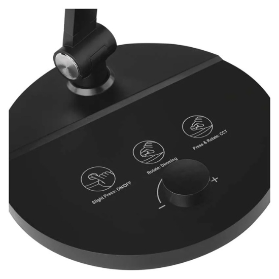 Obrázek LED stolní lampa CHARLES - černá
