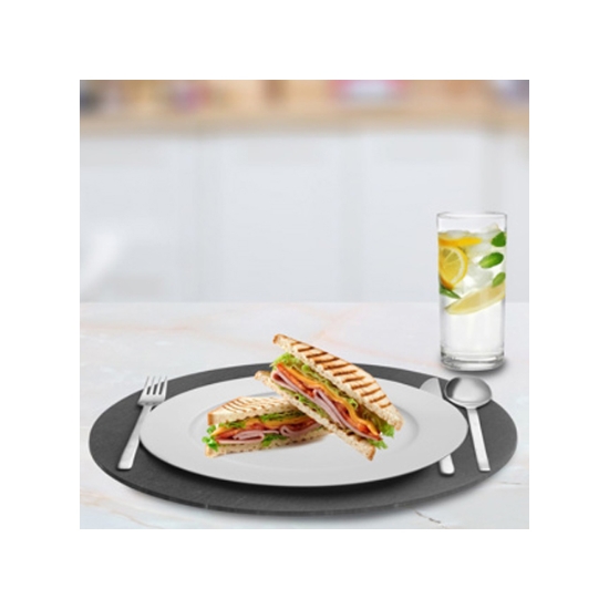 Obrázek Prostírání COZY Ø 35 cm - antracit / 4 ks