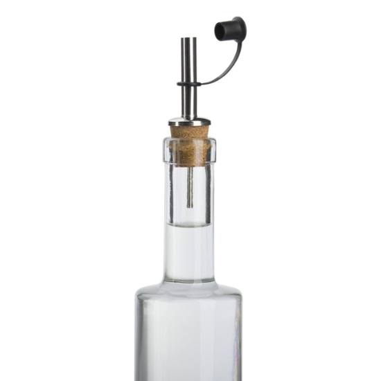 Obrázek Nálevka s víčkem a příchytkou, korková INOX STANDARD / 2 ks