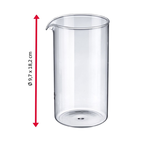 Obrázek Sklo náhradní pro BRASILIA French Press, 1 l