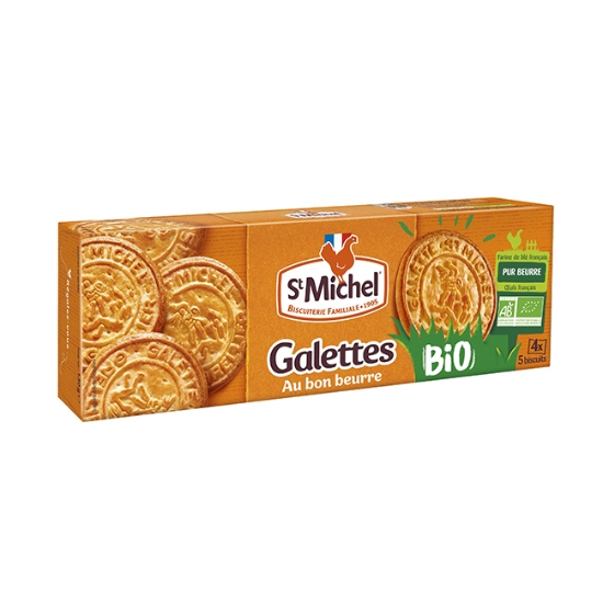Obrázek St Michel BIO Galetky máslové 130g