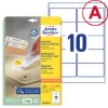 Obrázek Etikety Avery-Zweckform - Odnímatelné 96 x 50,8 mm - bílá A4 / 25+5 archů 