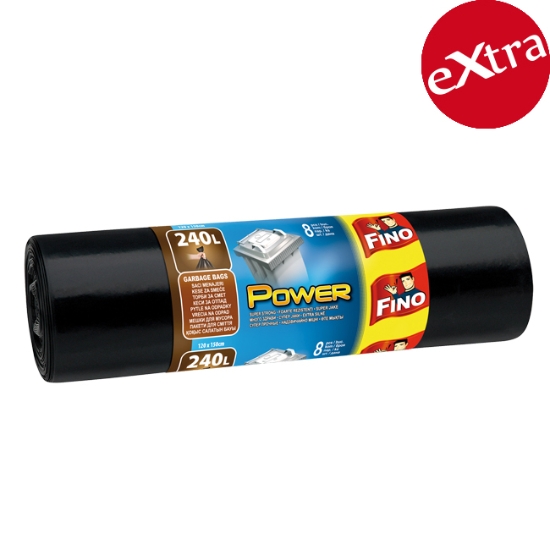Obrázek Pytle FINO LDPE 240L, 45 μm / 8 ks