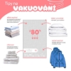 Obrázek Vakuový úložný pytel Compactor Bag Aspispace M 70 litrů, 55 x 90 cm/ 5ks