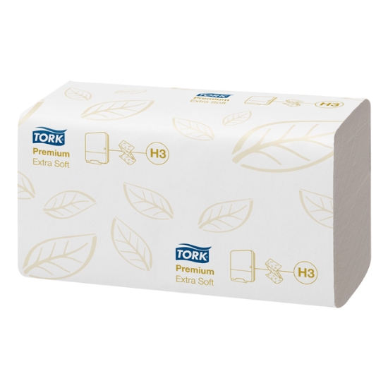 Obrázek Ručníky papírové TORK Premium ZZ 2vr. celulóza - bílé 3000 ks (100278)