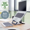 Obrázek Stojan cestovní ultratenký na notebook Leitz Ergo, hliníkový, tm. šedý