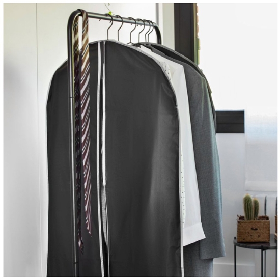 Obrázek Obal na obleky a dlouhé šaty Compactor URBAN 60 x 137 cm - černý