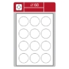 Obrázek Etiketa L S&K Label průměr 60 mm A4 - bílá / 100 archů